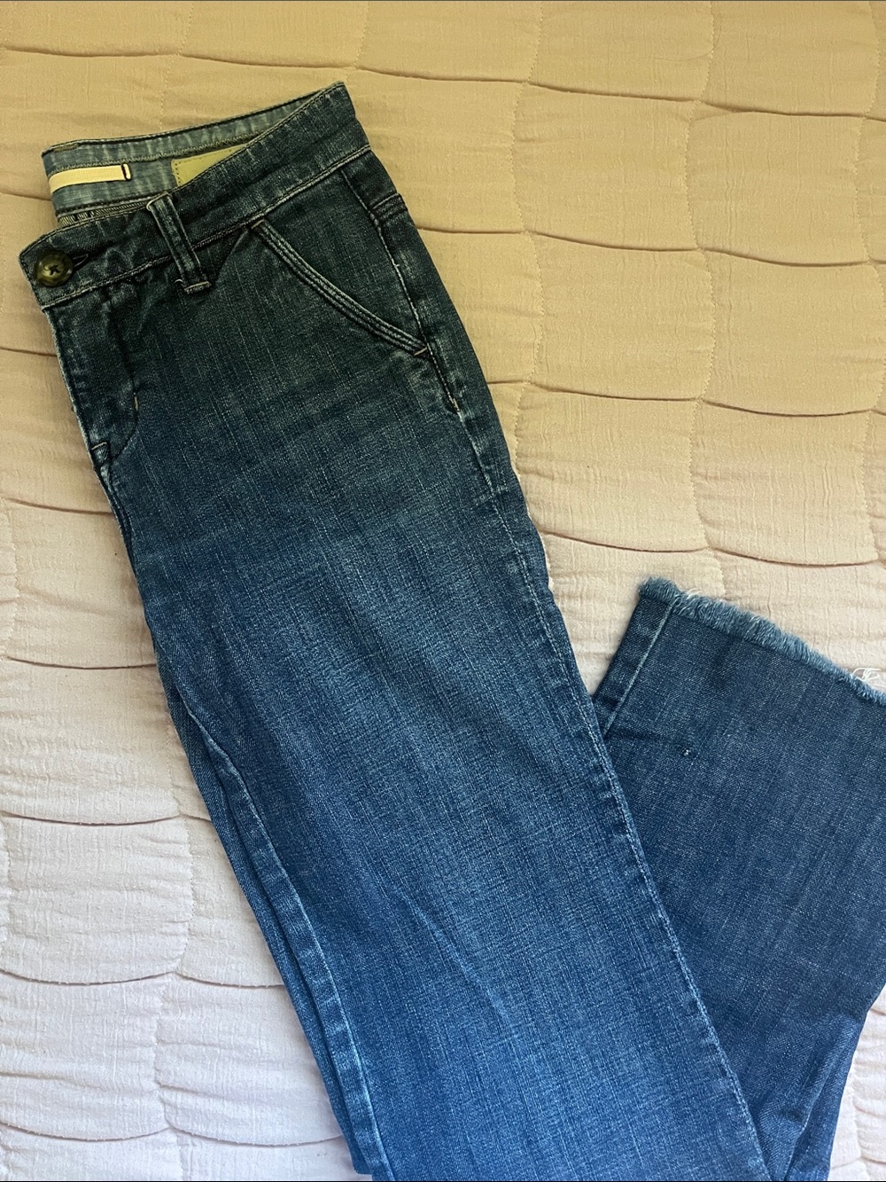 vintage low rise bootcut jeans